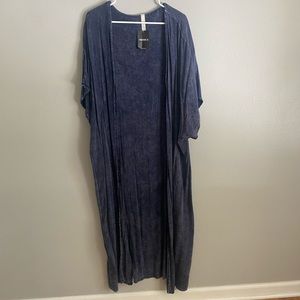 NWT Forever 21 duster | aged blue color